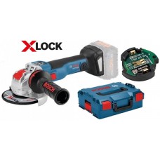 BOSCH GWX 18 V-10 SC Aku szlifierka kątowa X-LOCK, 125mm, bez baterii 06017B0400