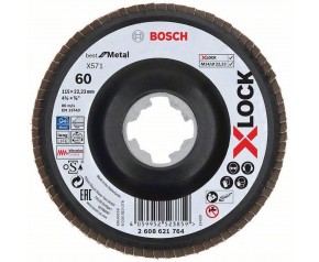 BOSCH X-LOCK Best for Metal Tarcza lamelkowa X571, 115x22,23mm, G120, 2608621766