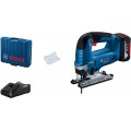 BOSCH GST 185-LI Wyrzynarka akumulatorowa, 1x 4,0 Ah, GAL 18V-20, Walizka 06015B3023 BOSCH GST 185-LI Wyrzynarka akumulatorowa, 1x 4,0 Ah, GAL 18V-20, Walizka 06015B3023