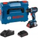 BOSCH GSR 18V-90 C PROFESSIONAL Wiertarko-wkrętarka, L-BOXX, 2× 4,0 Ah 06019K6005