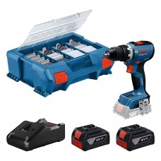 BOSCH GSR 18V-65 PROFESSIONAL Wiertarko-wkrętarka, 2×GBA 4.0Ah, L-Boxx 06019N3207