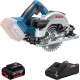 BOSCH GKS 18V-57 Akumulatorowa pilarka tarczowa + GBA 18V 4.0Ah + GAL 18V-40 0615990M42