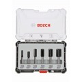 BOSCH Zestaw frezów z prostym trzpieniem 8 mm, 6 szt. 2607017466 BOSCH Zestaw frezów z prostym trzpieniem 8 mm, 6 szt. 2607017466