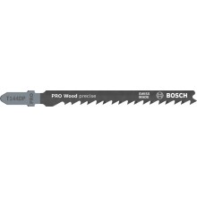 BOSCH Brzeszczot do wyrzynarek PRO Wood precise T144DP 100 mm, 5 szt. 2608633A35