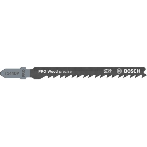 BOSCH Brzeszczot do wyrzynarek PRO Wood precise T144DP 100 mm, 5 szt. 2608633A35