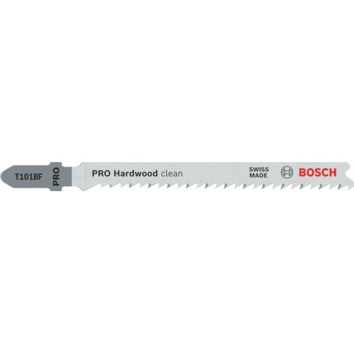 BOSCH Brzeszczot do wyrzynarki PRO Hardwood clean T101BF, 100 mm, 5 szt. 2608634234