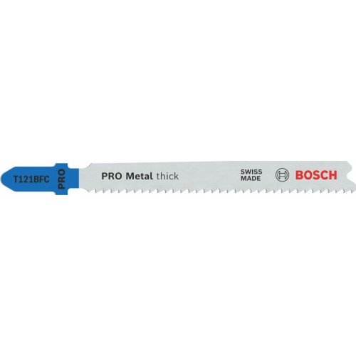 BOSCH Brzeszczot do wyrzynarki PRO Metal thick T121BFC, 92 mm, 5 szt. 2608655110