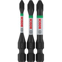 BOSCH Bity PRO PZ Impact, PZ1, PZ2, PZ3, 55 mm, 3 szt. 2608521U57