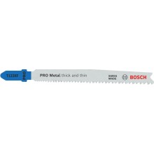 BOSCH Brzeszczot do wyrzynarki PRO Metal thick and thin T123XF, 100 mm, 2 szt. 2608655100