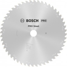 BOSCH Tarcza pilarska PRO Steel, do narzędzi przewodowych, 254 × 2,2 × 25,4 mm, T52