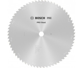 BOSCH Tarcza pilarska PRO Steel, do narzędzi przewodowych, 355 × 2,2 × 25,4 mm, T66