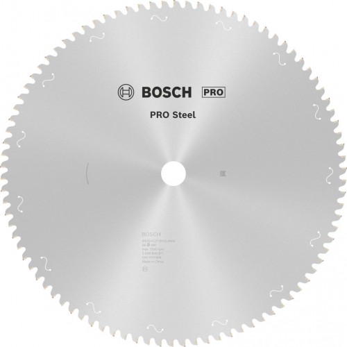 BOSCH Tarcza pilarska PRO Steel, do narzędzi przewodowych, 355 × 2,2 × 25,4 mm, T90