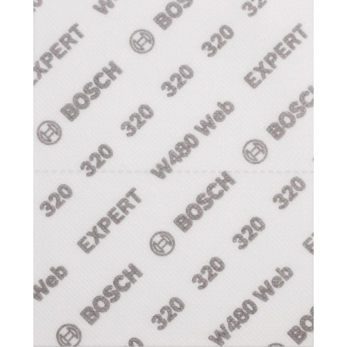 BOSCH Arkusz do szlifowania ręcznego EXPERT W480 Web 1/4, 115 x 140 mm, G320 2608902384