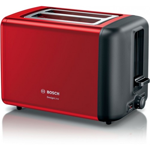 Bosch Compact toaster DesignLine Czerwony TAT3P424