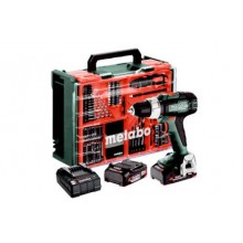 Metabo BS 18 L Set Wiertarko-wkrętarka akumulatorowa (18V 2x2Ah) 614051710