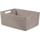 CURVER JUTE M 12L Koszyk 36 x 28 x 15 cm, taupe 01905-382