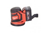 Milwaukee M18 BOS125-502B Szlifierka mimośrodowa (18V/2x5,0Ah/125mm) 4933464229