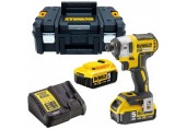 DeWALT DCF887P2 Zakrętarka udarowa 1/4" (205Nm/18V/2x5,0Ah) Tstak