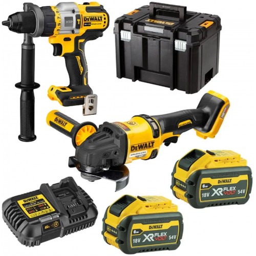 DeWALT DCK2016T2T Combo2 DCD999 + DCG418 2x6Ah