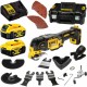 DeWALT DCS356P2 Narzędzie wielofunkcyjne XR 18V (2x5,0Ah) Tstak