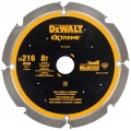 DeWALT DT1473 Tarcza tnąca 216 x30 mm do włóknocementu 8T