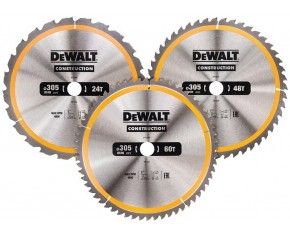 DeWALT DT1964 Zestaw 3 brzeszczotów 305 x 30 mm T24 / 48/60