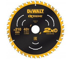 DeWALT DT20433 Tarcza pilarska 210 x 30 mm, 40 zęby