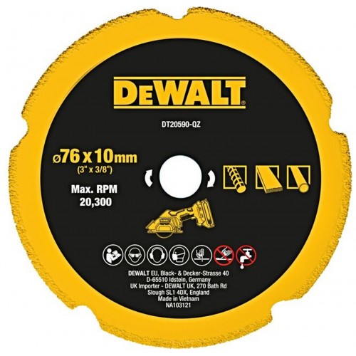 DeWALT DT20590 Tarcza multimateriałowa 76 mm