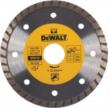 DeWALT DT3712 Tarcza Diamentowa 125x21x7x222 Turbo