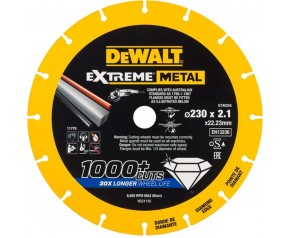 DeWALT DT40255 Tarcza diamantowa do metalu Extreme 230 x 22.2 mm