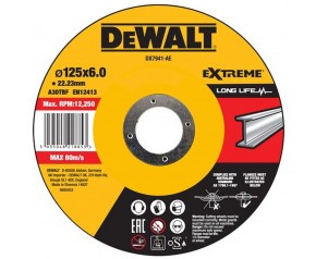 DeWALT DX7941 Tarcza szlifierska do metalu 125x22,2 mm, wypukła