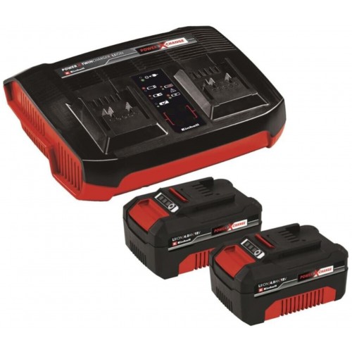 Einhell Starter-Kit (18V/2x4,0Ah)h & Twincharger Kit 1 PXC 4512112