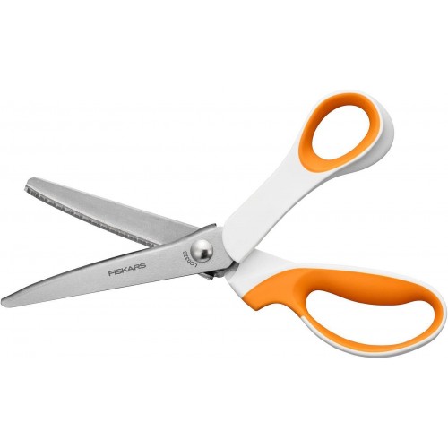 Fiskars Softgrip Nożyczki zig-zag ząbkowane 24,2cm 1070024