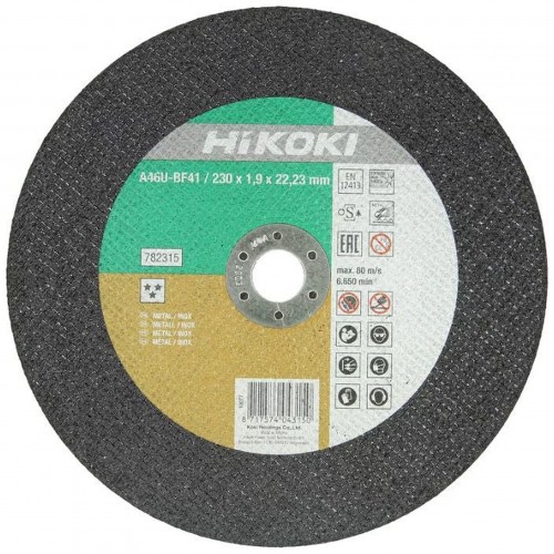 HiKOKI 782315 Tarcza do cięcia stal / inox 230x22,23x1,9mm