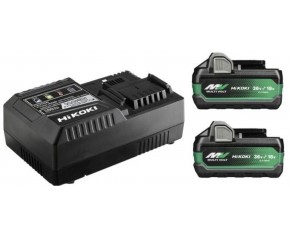 HiKOKI UC18YSL3WJZ Zestaw akumulatorów Multi Volt (2 x 8Ah)18V-4Ah 36V+ładowarka UC18YSL3