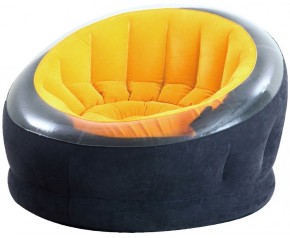INTEX EMPIRE CHAIR Nadmuchiwane krzesło 112 x 109 x 69 cm, pomarańczowe 68582