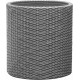 KETER MEDIUM CYLINDER Doniczka, 36 x 36 x 37,3 cm, rattan, srebrny szary 17197835