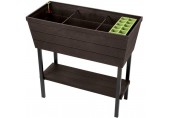 KETER URBAN BLOOMER 48L Donica z systemem nawadniania, 82 x 37,3 x 78 cm, brązowa 17202940