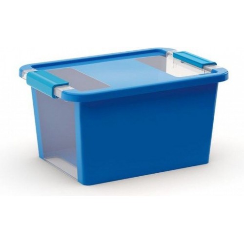KIS BI BOX S 11L 36,5x26x19cm niebieski/przezroczysty