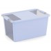 KIS BI BOX L 40L 55x35x28cm jasnoniebieski/przezroczysty