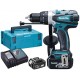 Makita DHP458RTJ Akum. Wiertarko-wkrętarka udarowa Li-ion, LXT, 18V, 2 x 5,0 Ah, Makpac