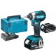 Makita DTD153RTJ Aku. klucz udarowy 1/4" Li -ion (2x5,0Ah/18V/170Nm) Makpac