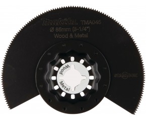 Makita B-64799 Półokrągły brzeszczot ostrze do drewna i metalu0 BiM, 85 mm, TMA045