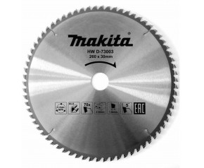 Makita D-73003 Tarcza pilarska do aluminium 260x30x70T TCT