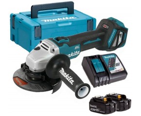 Makita DGA511RFJ Aku Szlifierka kątowa 125mm Li-ion LXT 18V/3,0Ah, Makpac