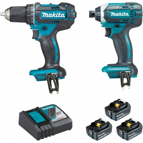 Makita DLX2127TJ1 Zestaw narzędzi akumulatorowych DDF482+DTD152 (3x5,0Ah+DC18RC+MAKPAC) Makita DLX2127TJ1 Zestaw narzędzi akumulatorowych DDF482+DTD152 (3x5,0Ah+DC18RC+MAKPAC)