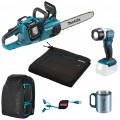 Makita DLX3129TX1 Aku zestaw narzędzi DUC353+DCB200A+DEADML808 (2xBL1850B+DC18RD)