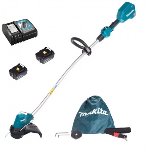 Makita DUR189RFE Akumulatorowa, teleskopowa podkaszarka do trawy Li-ion LXT (18V/2x3,0Ah)