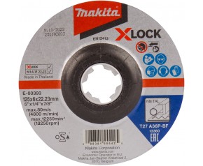 Makita E-00393 X-LOCK Listkowa tarcza 125x6mm