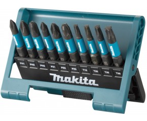 Makita E-12011 Zestaw końcówek wkrętakowych 1/4" Impact Black, 10 szt.